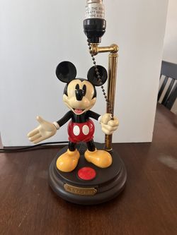 Mickey Mouse Animated Talking Lamp