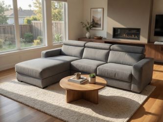 3 Piece Fabric Sectional Sofa With Chaise From Macys