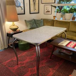 Vintage retro chrome 1950s dining set