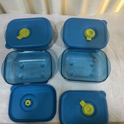 Tupperware Vent N Serve Mini 1 Cup X4 
