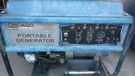 Chicago Electric generator 5500 watts