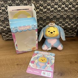 MINISO Disney Winnie the Pooh Mischief Party Series Eeyore Open Blind Box Plush