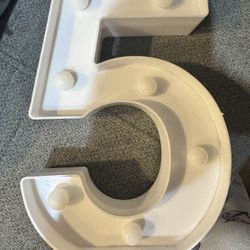 Small Table Number 5 Sign