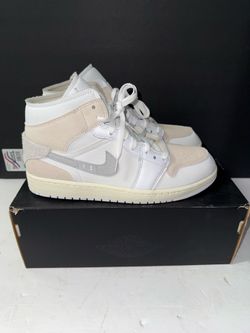 Nike Air Jordan 1 Mid SE Shoes Craft 'Tech Grey' Men's Size US 12 DM9652-120