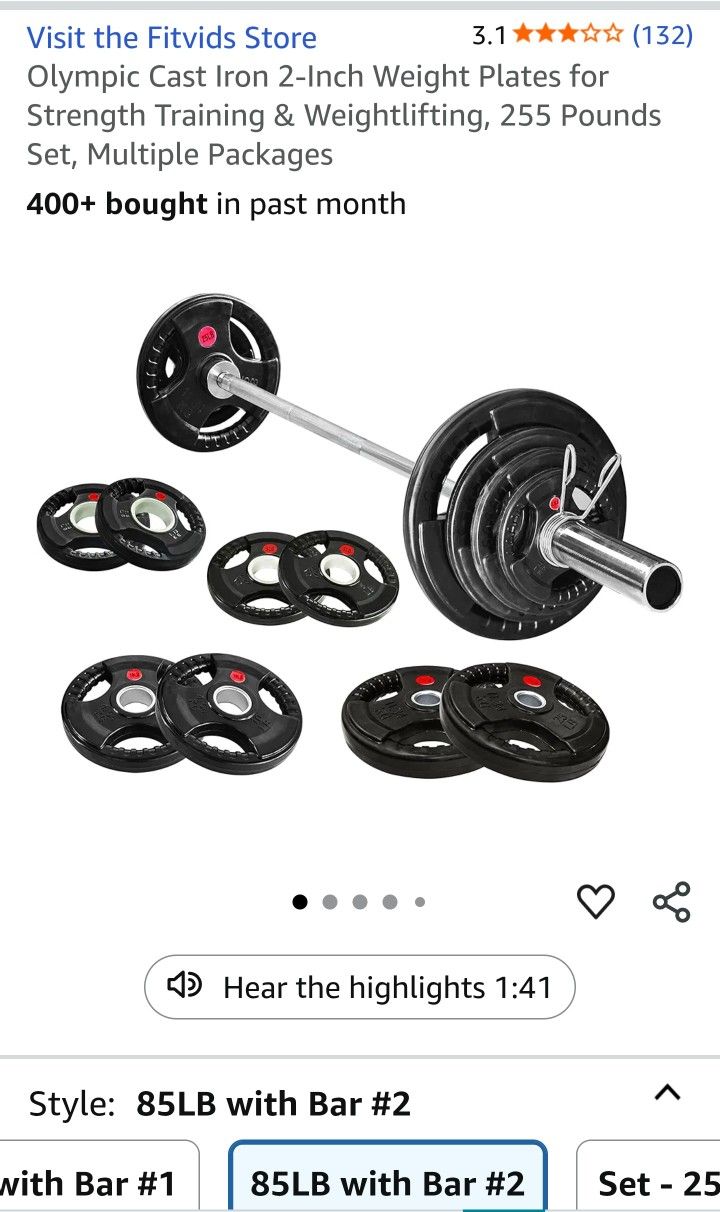 Olympic Weight Set