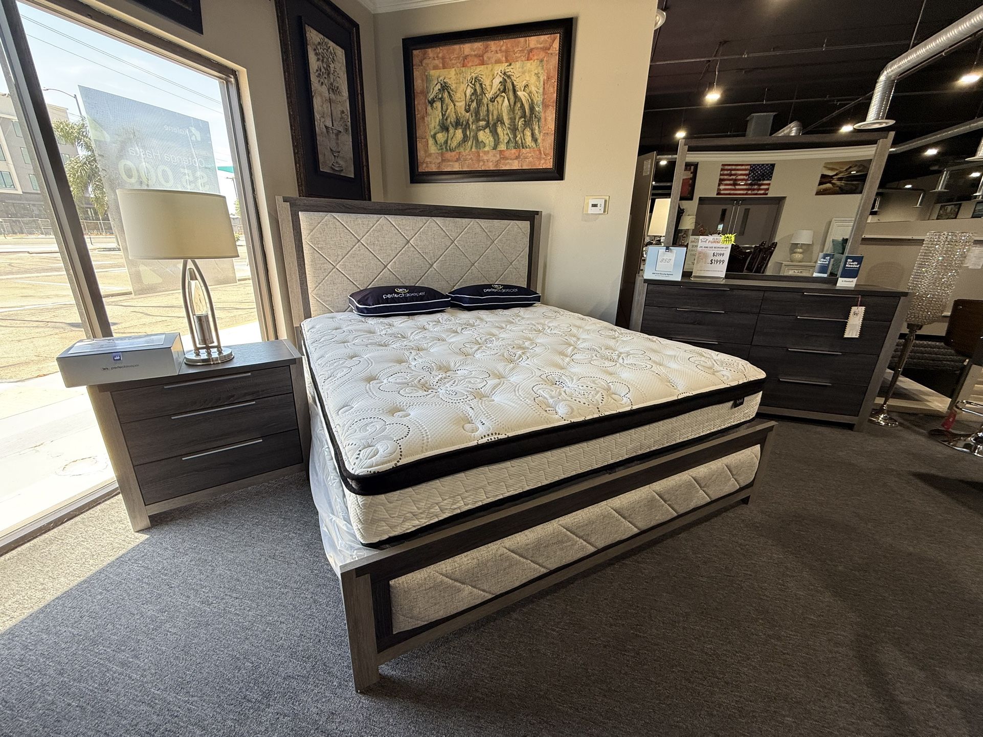 4 Pc King Bedroom Set
