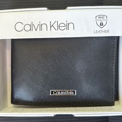 Calvin Klein Leather Slim Wallet