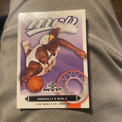 Shaq Oneal Mvp card