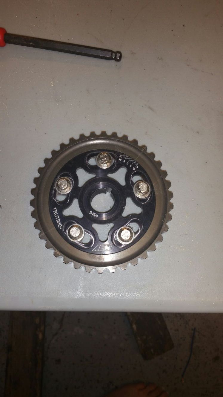 D16y8 AEM tru time adjustable cam gear