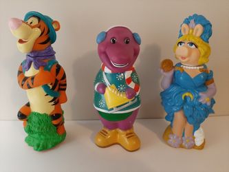 Vintage 1994 and 1996 Characters Bubblebath Empty bottle