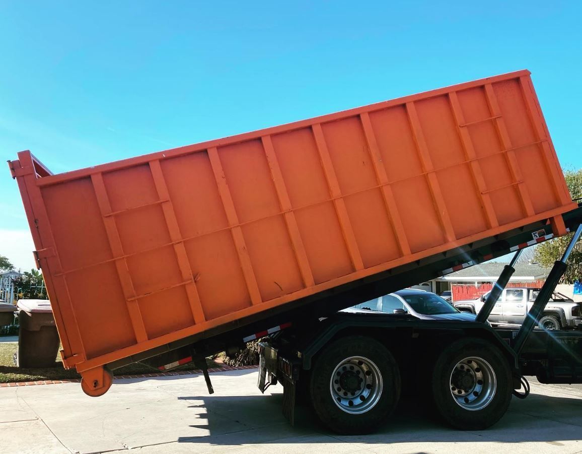 Big enough to handle the job. Small enough to fit anywhere.  Roll Off Dumpster - 15 Yard Sale! Clean Up the Smart Way!