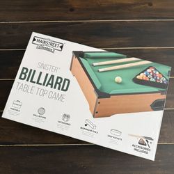 Billiard Table Top Game