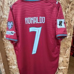 Cristiano Ronaldo Portugal 2026 World Cup Home Jersey - Size L