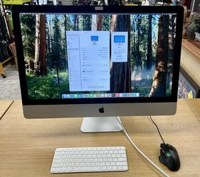 Apple iMac 27” 2019 5K Intel i5 3GHZ 8GB RAM 1TB SSD AMD 570