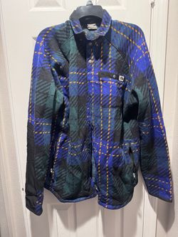 The North Face Plaid Fleece Shirt Jacket XL