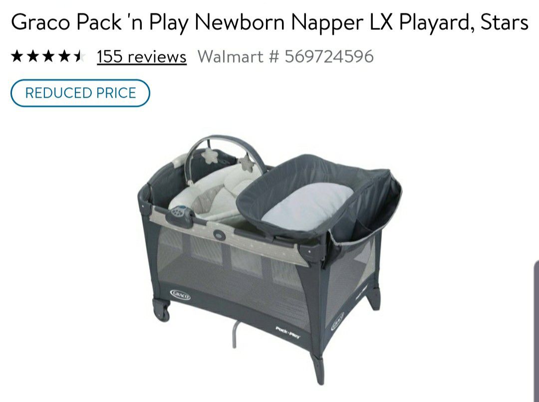 Graco Pack & Play Newborn Napper LX Playard