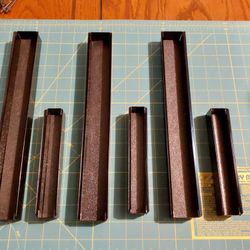 Qty3 3/8" qty3 1/4" magnetic socket trays