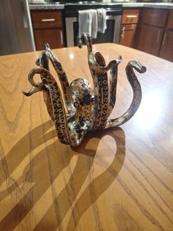 Golden Octopus Decor