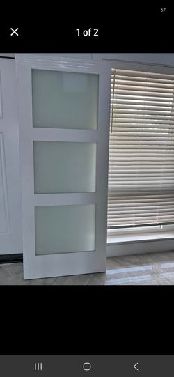 Interior Frosted door 28x80