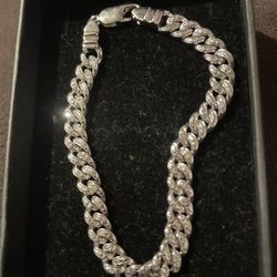 Silver Diamond Bracelet 