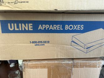 New Kraft Apparel Boxes- Uline