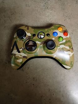 Microsoft Xbox 360 Limited Edition Halo 4 Wireless Controller,  Camo, Tested, working