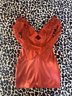 mistress rocks orange corset mini dress🧡