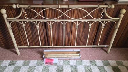Vintage Bohemian Queen Size Iron Headboard
