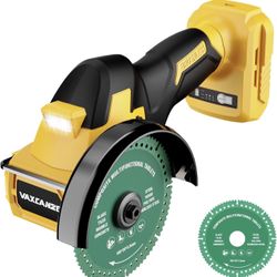 New Cordless Cut Off Tool Compatible with DeWalt 20V Max Battery, 18,000 RPM Brushless Motor, 4" Blades (2pcs) with Dust Cover, 1.2mm Max Blade Thickn