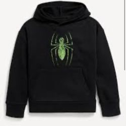 Spider Man Glow In The Dark Boys Hoodie
