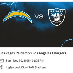 Chargers VS Raiders