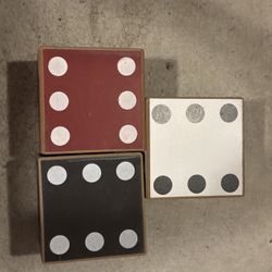 3 Dice Decorations 
