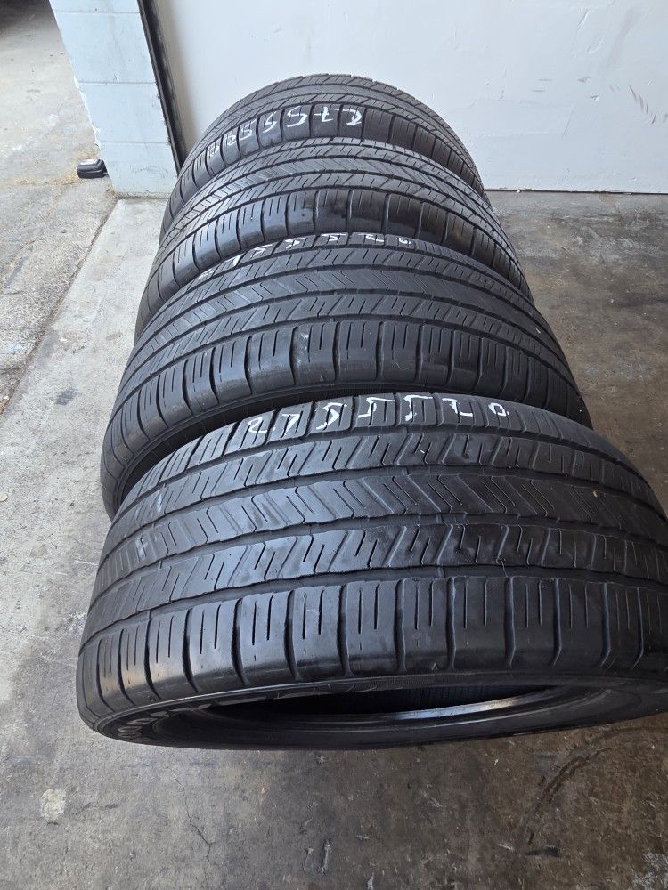 4 used tires 275 55r20 Goodyear Eagle LS-2 $200 all 4
