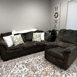 Couch and recliner