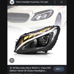 Mercedes W205 Full Led Headlight