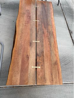 Solid Live Edge Coffee Table