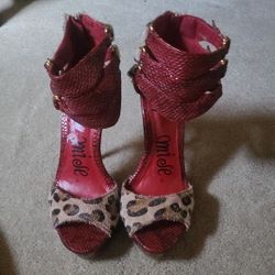 Animal Print Heels 