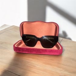 Gucci Black Cat-Eye Women’s Sunglasses