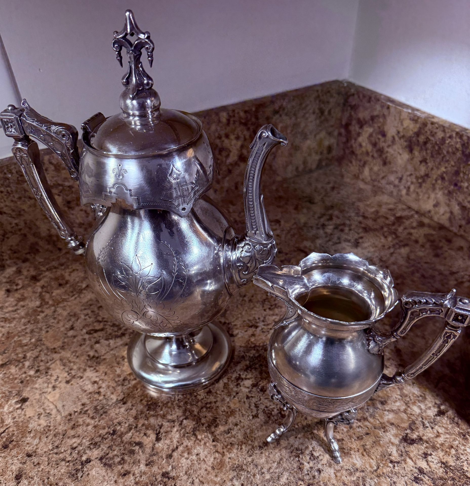 Silver plate Set