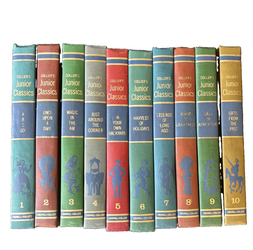 Collier’s Junior Classics Young Folks Shelf Of Books Complete Set Vols 1-10 1964