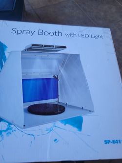 Spray booth w led lights