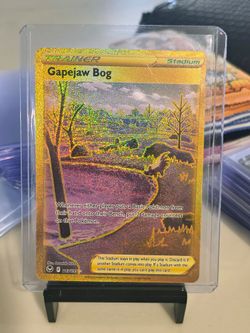 Pokémon Gapejaw Bog Gold Secret Rare 213/195