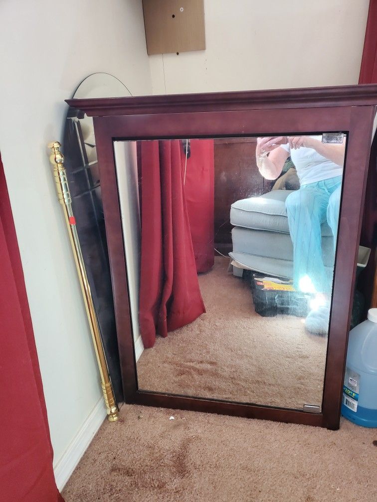 Medicine Cabinet With 2 Shelves