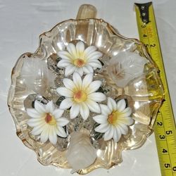 Murano Glass Bouquet Daisies