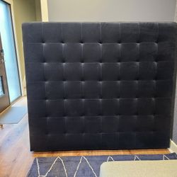 Sven Queen Tufted Velvet Tall Headboard