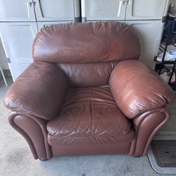 4pc Couch Living Room Set $450 100% Leather