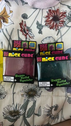 Needoh Nice cubes blue and pink