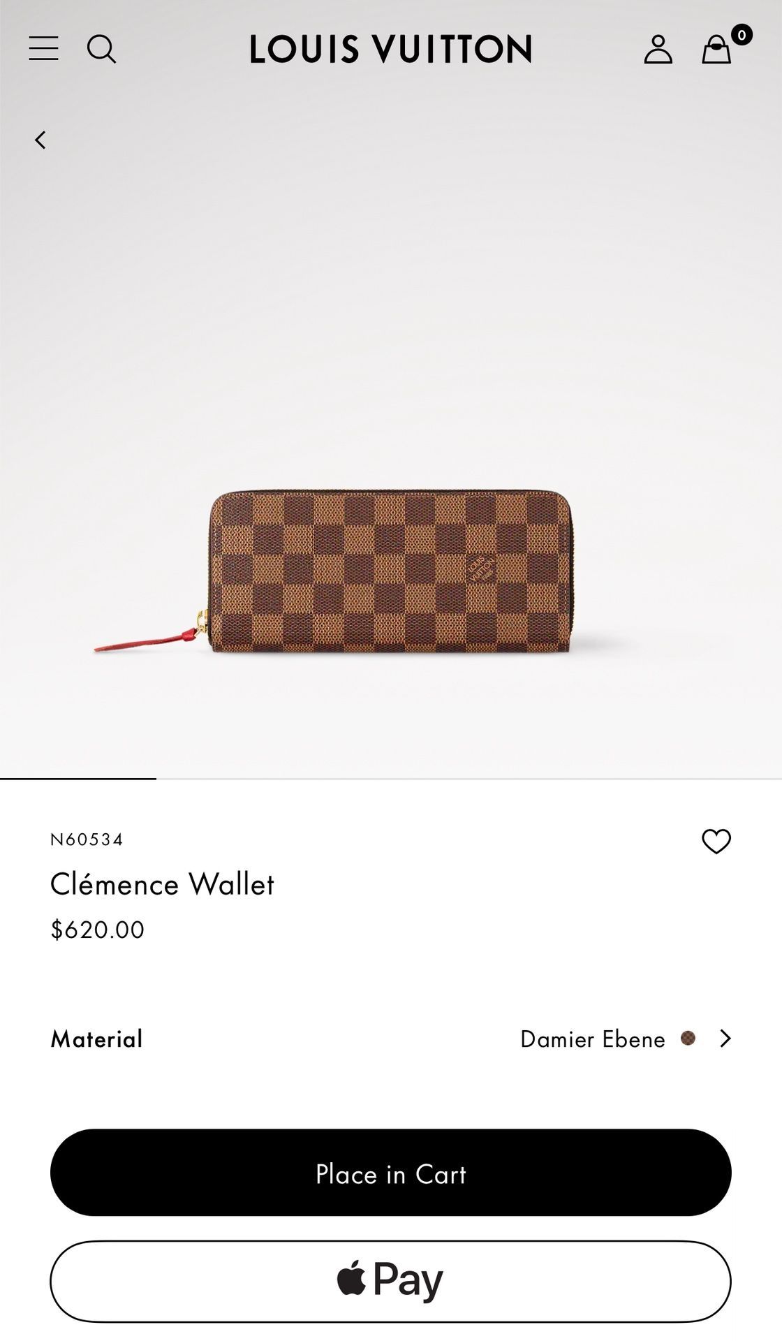 Louis Vuitton Clémence Wallet
