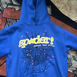 Blue Spider Hoodie