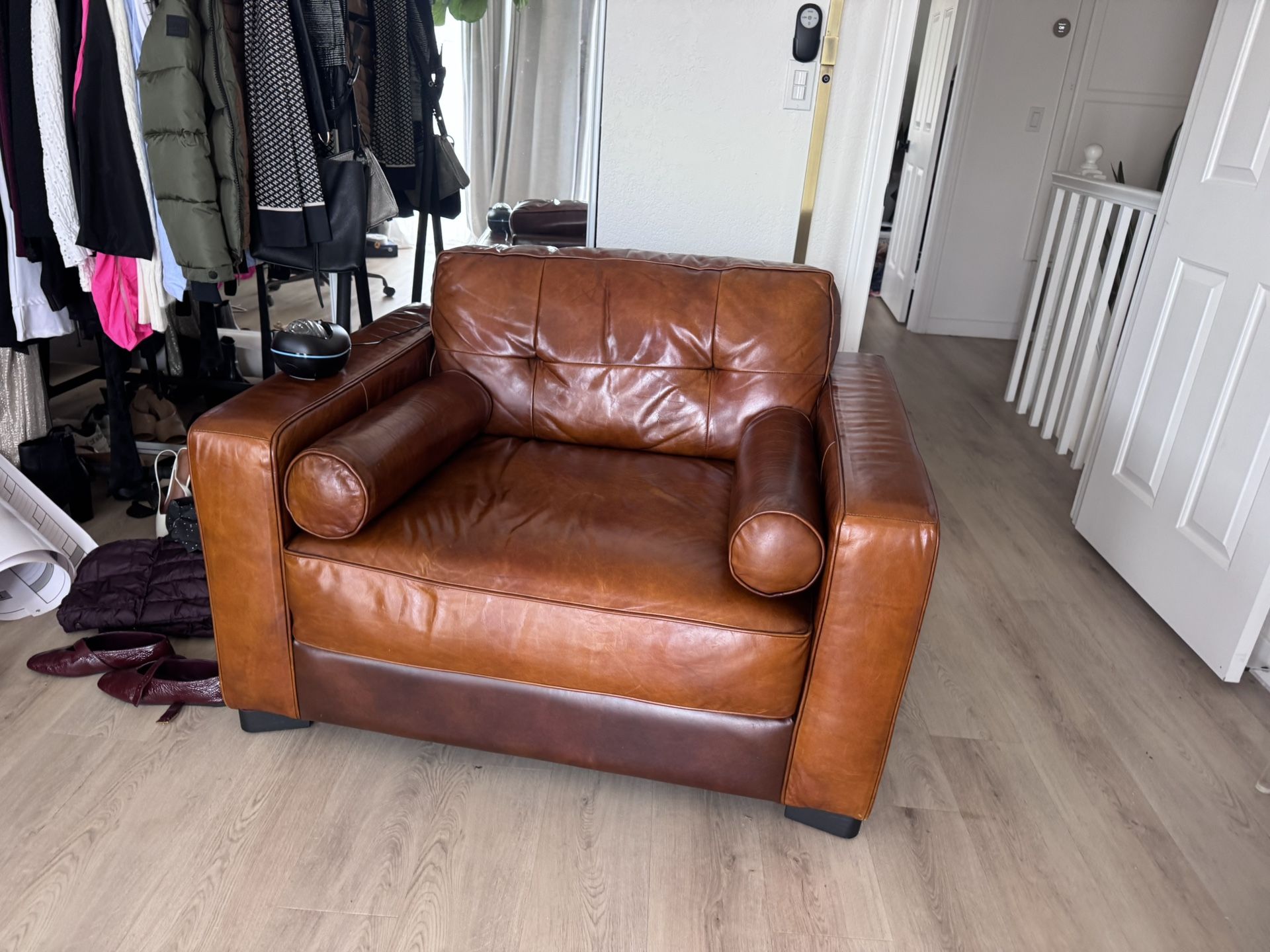 Brown Leather Chair